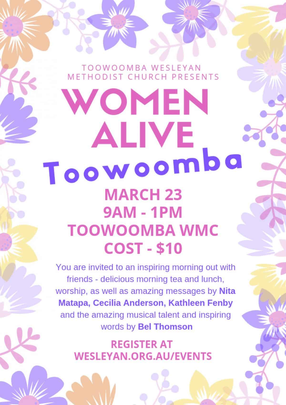 Toowoomba WA flyer - Wesleyan Methodist Church Australia